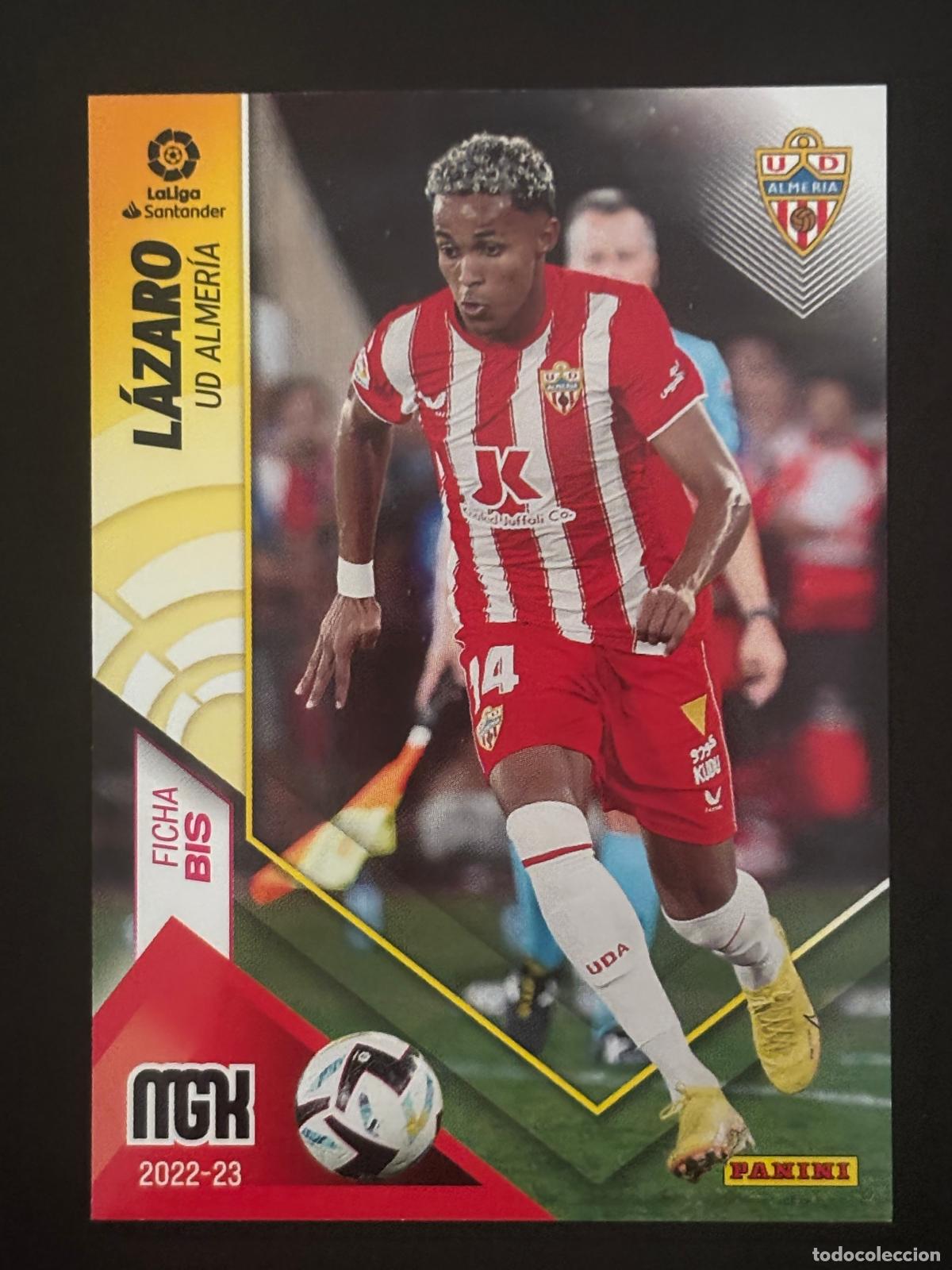 Cartes &agrave; collectionner de Football: 24BIS L&Aacute;ZARO ALMERIA MEGACRACKS MGK 22-23 2022 2023 PANINI LIGA