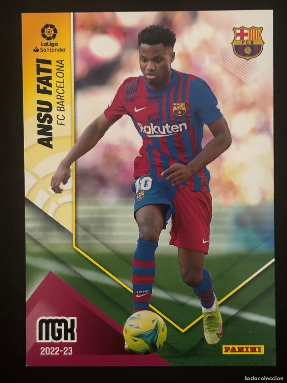 Cartes &agrave; collectionner de Football: 81 ANSU FATI BARCELONA MEGACRACKS MGK 22-23 2022 2023 PANINI LIGA