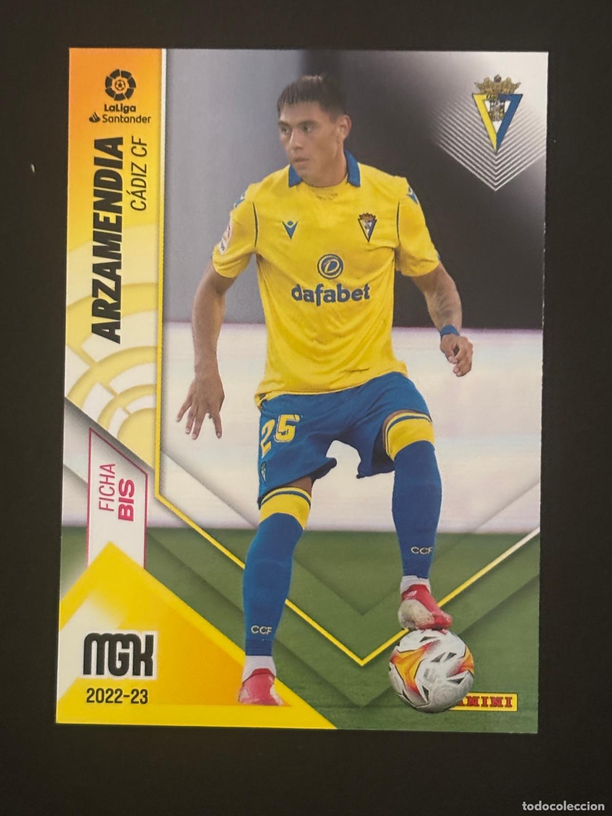 Cartes &agrave; collectionner de Football: 108 BIS ARZAMENDIA C&Aacute;DIZ MEGACRACKS MGK 22-23 2022 2023 PANINI LIGA