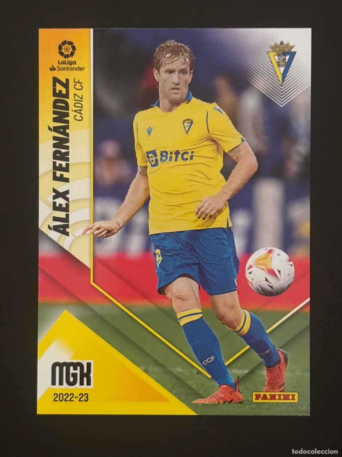 Cartes &agrave; collectionner de Football: 113 &Aacute;LEX FERN&Aacute;NDEZ C&Aacute;DIZ MEGACRACKS MGK 22-23 2022 2023 PANINI LIGA