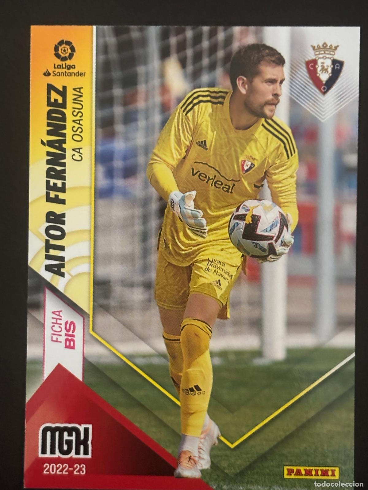 Cartes &agrave; collectionner de Football: 246 BIS AITOR FERN&Aacute;NDEZ OSASUNA MEGACRACKS MGK 22-23 2022 2023 PANINI LIGA