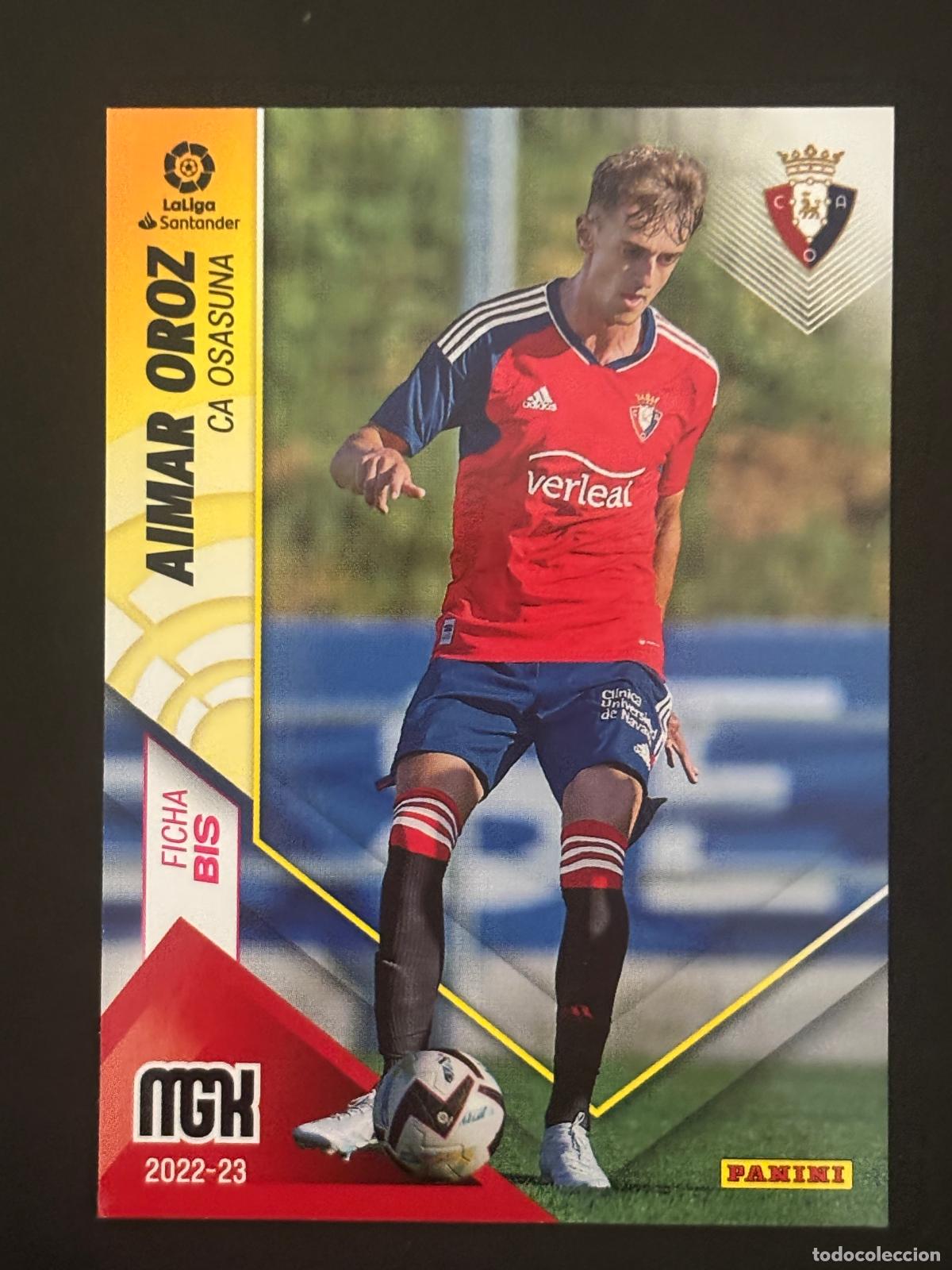 Cartes &agrave; collectionner de Football: 255 BIS AIMAR OROZ OSASUNA MEGACRACKS MGK 22-23 2022 2023 PANINI LIGA