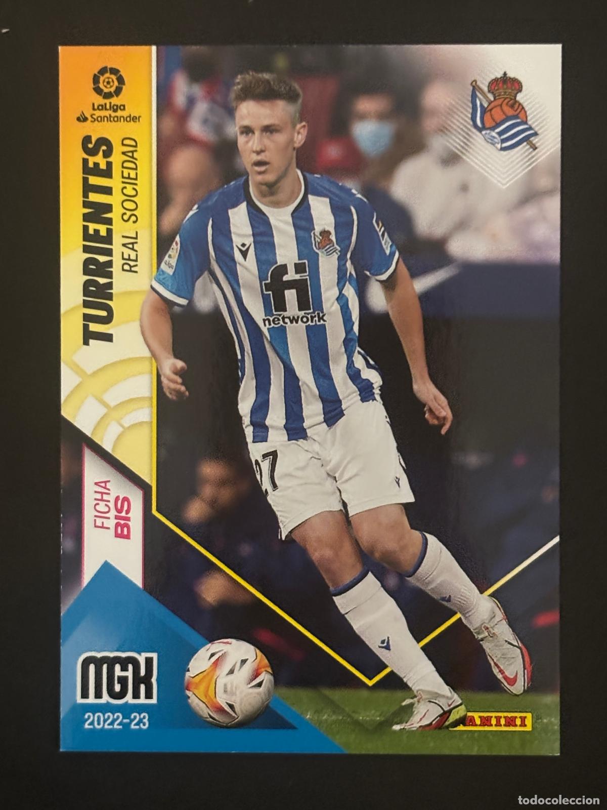 Cartes &agrave; collectionner de Football: 292 BIS TURRIENTES REAL SOCIEDAD MEGACRACKS MGK 22-23 2022 2023 PANINI LIGA
