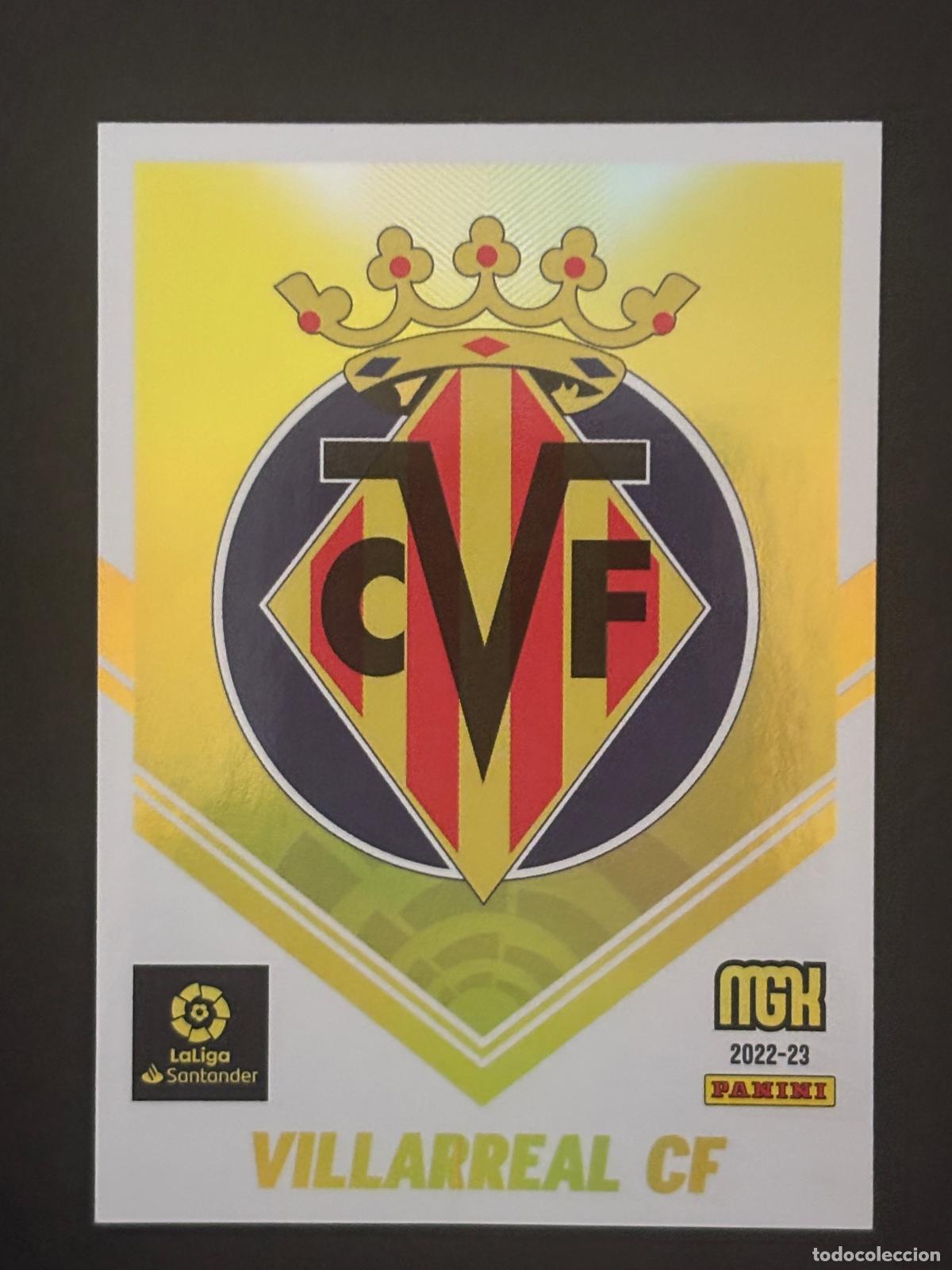 Fu&szlig;ball-Sticker: 352 ESCUDO VILLAREAL MEGACRACKS MGK 22-23 2022 2023 PANINI LIGA