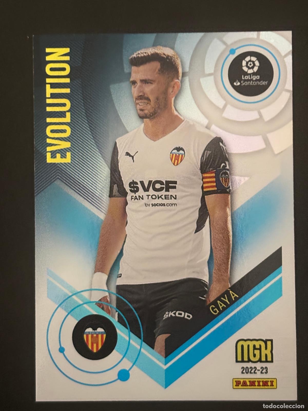 Fu&szlig;ball-Sticker: 387 GAY&Aacute; EVOLUTION VALENCIA MEGACRACKS MGK 22-23 2022 2023 PANINI LIGA