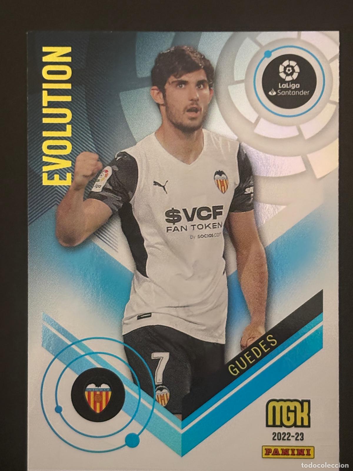 Fu&szlig;ball-Sticker: 389 GUEDES EVOLUTION VALENCIA MEGACRACKS MGK 22-23 2022 2023 PANINI LIGA