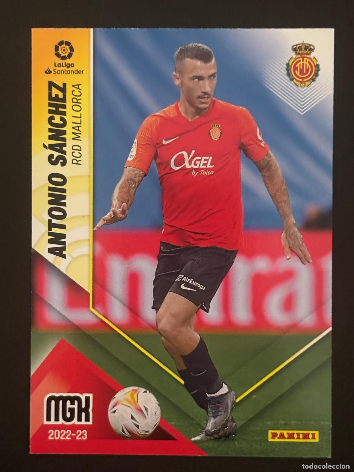 Football Stickers: 236 ANTONIO S&Aacute;NCHEZ MALLORCA MEGACRACKS MGK 22-23 2022 2023 PANINI LIGA