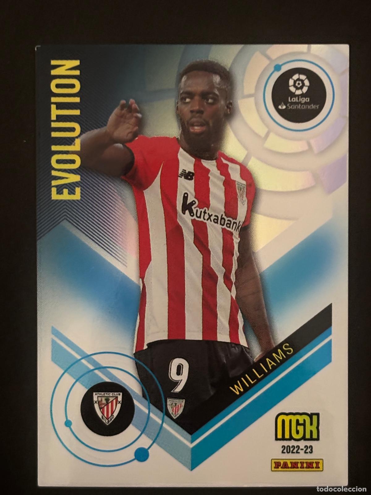 Football Stickers: 404 WILLIAMS EVOLUTION AT BILBAO MEGACRACKS MGK 22-23 2022 2023 PANINI LIGA