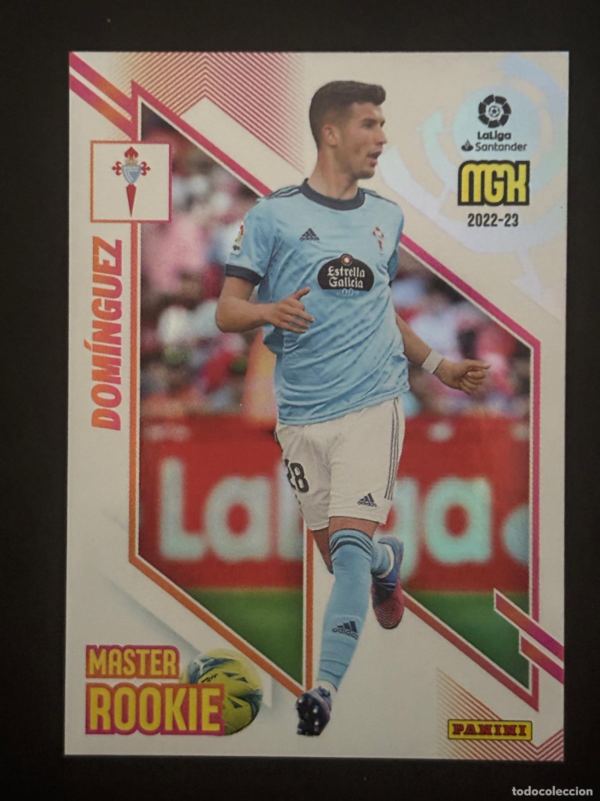 Figurine di Calcio: 412 DOM&Iacute;NGUEZ MASTER ROOKIE CELTA MEGACRACKS MGK 22-23 2022 2023 PANINI LIGA