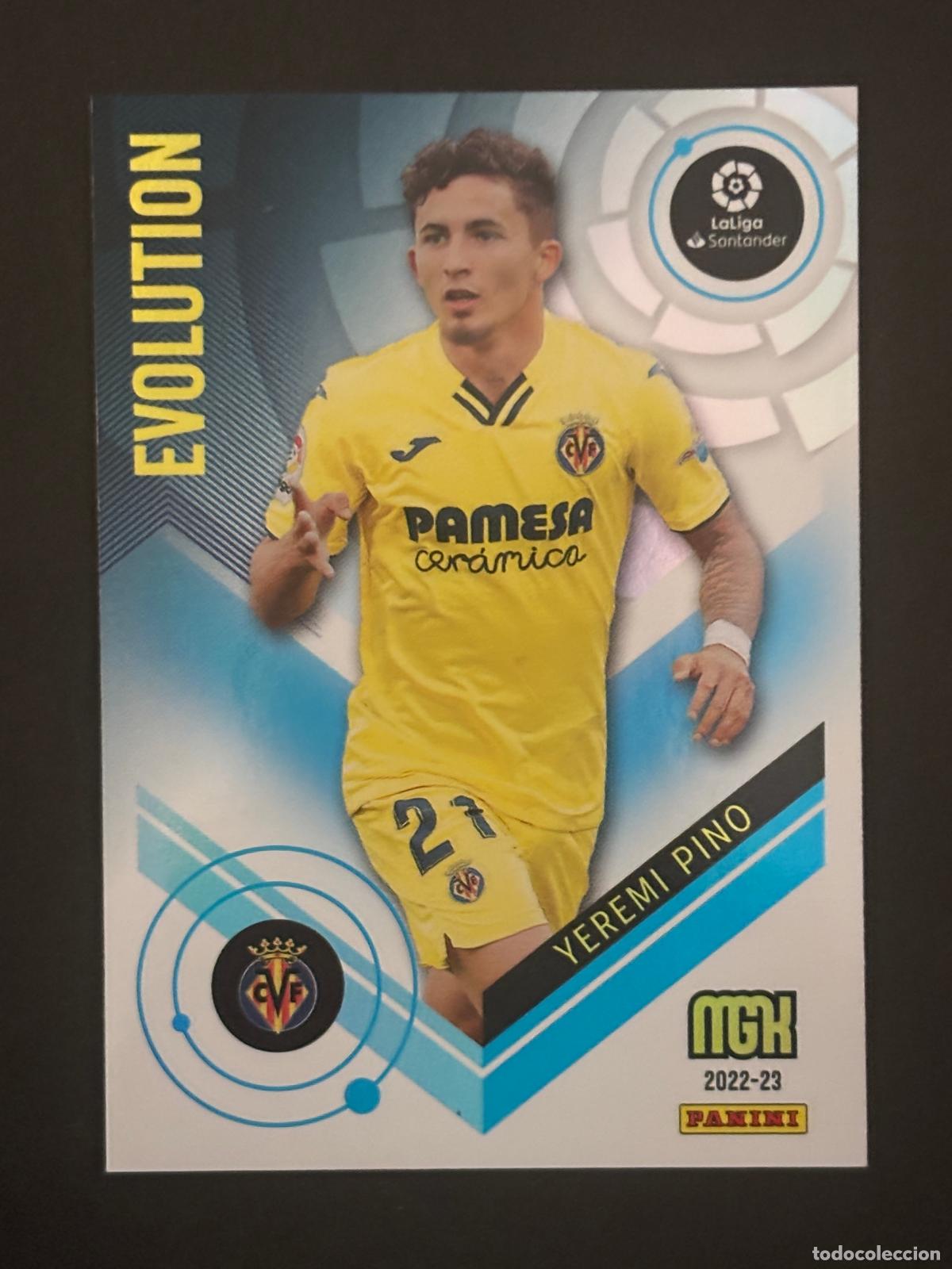 Football Stickers: 405 YEREMI PINO EVOLUTION VILLAREAL MEGACRACKS MGK 22-23 2022 2023 PANINI LIGA