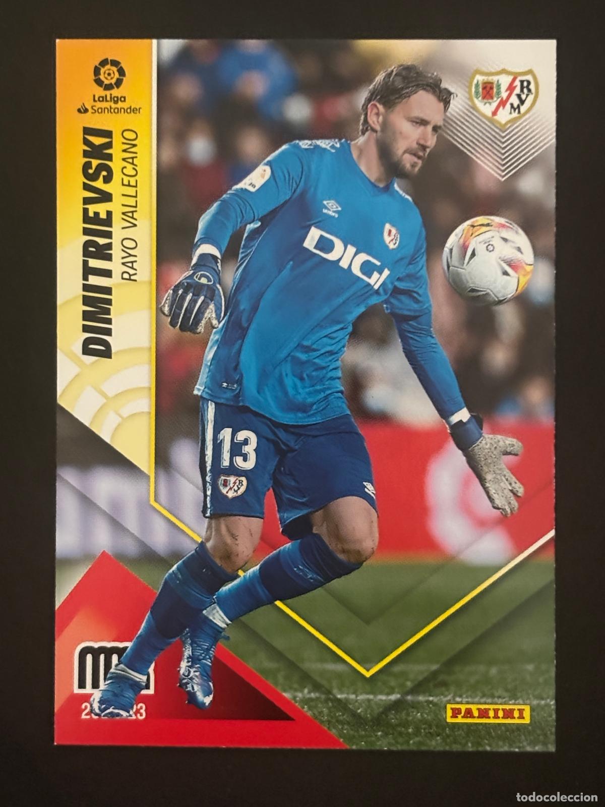 Football Stickers: 263 DIMITRIEVSKI RAYO VALLECANO MEGACRACKS MGK 22-23 2022 2023 PANINI LIGA