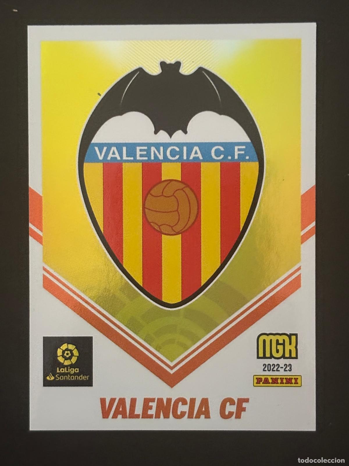 Football Stickers: 316 ESCUDO VALENCIA MEGACRACKS MGK 22-23 2022 2023 PANINI LIGA