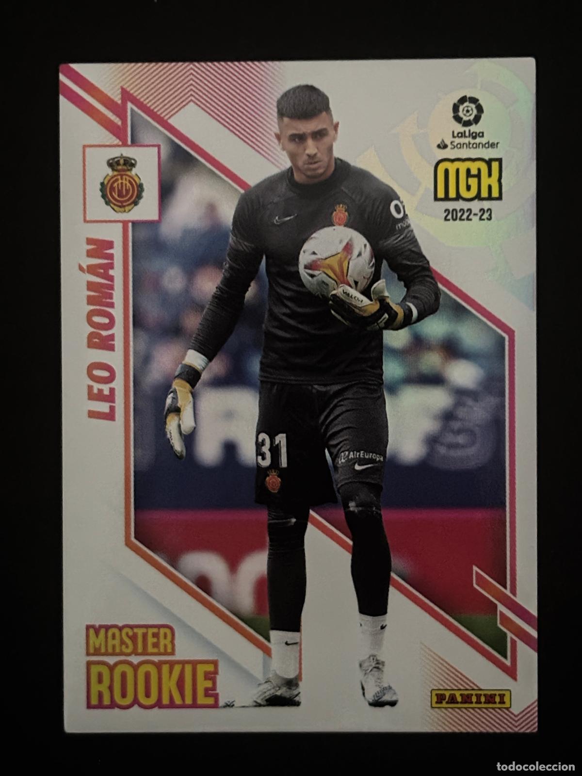Football Stickers: 423 LEO ROM&Aacute;N MASTER ROOKIE MALLORCA MEGACRACKS MGK 22-23 2022 2023 PANINI LIGA