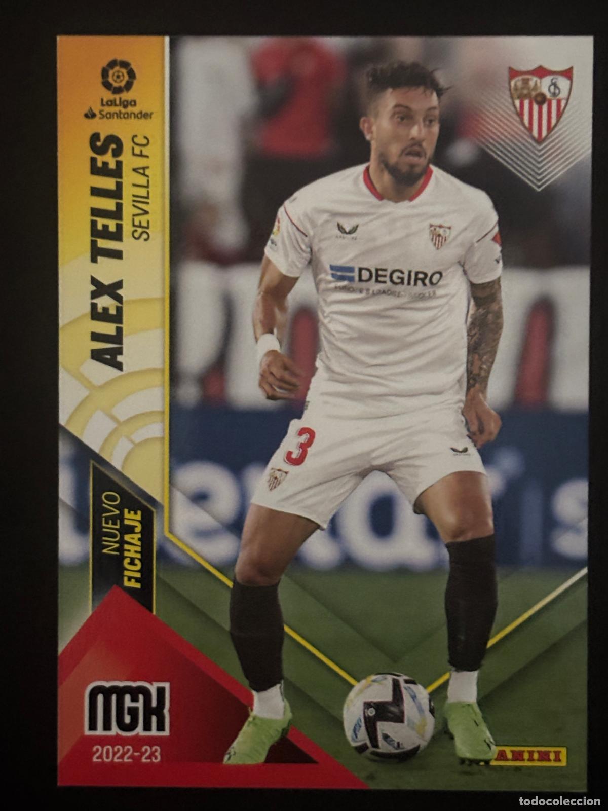 Football Stickers: 456 ALEX TELLES NUEVO FICHAJE SEVILLA MEGACRACKS MGK 22-23 2022 2023 PANINI LIGA