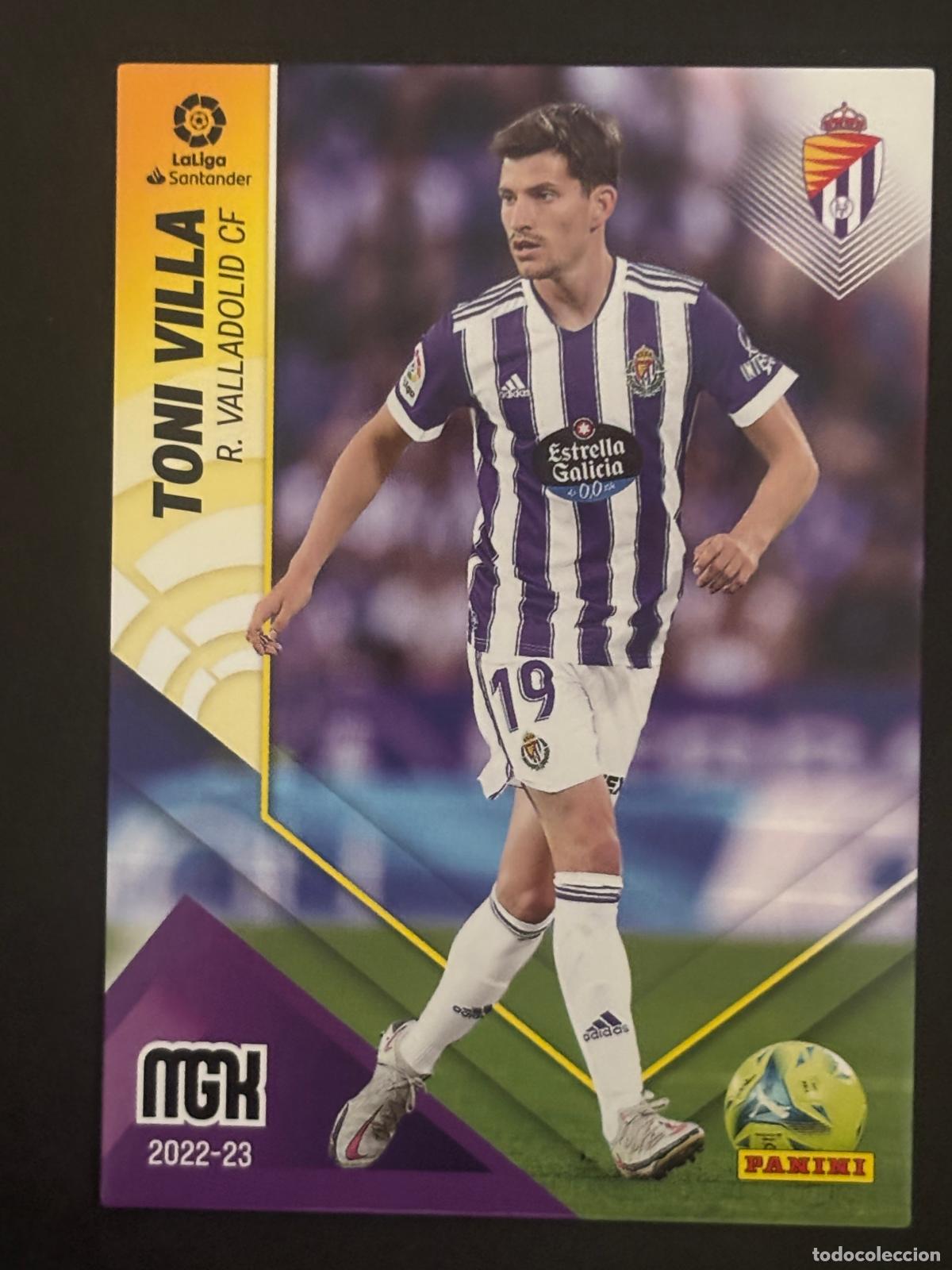 Football Stickers: 351 TONI VILLA VALLADOLID MEGACRACKS MGK 22-23 2022 2023 PANINI LIGA