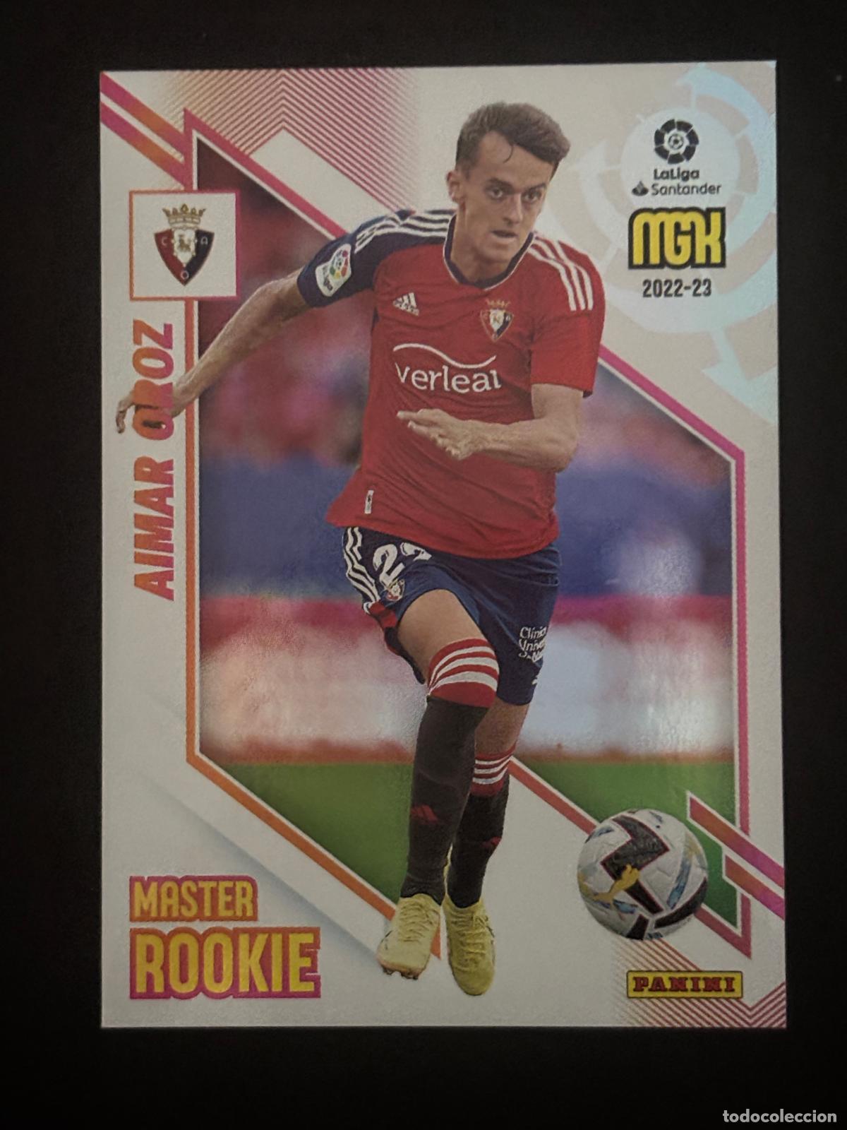 Football Stickers: 502 AIMAR OROZ MASTER ROOKIE OSASUNA MEGACRACKS MGK 22-23 2022 2023 PANINI LIGA