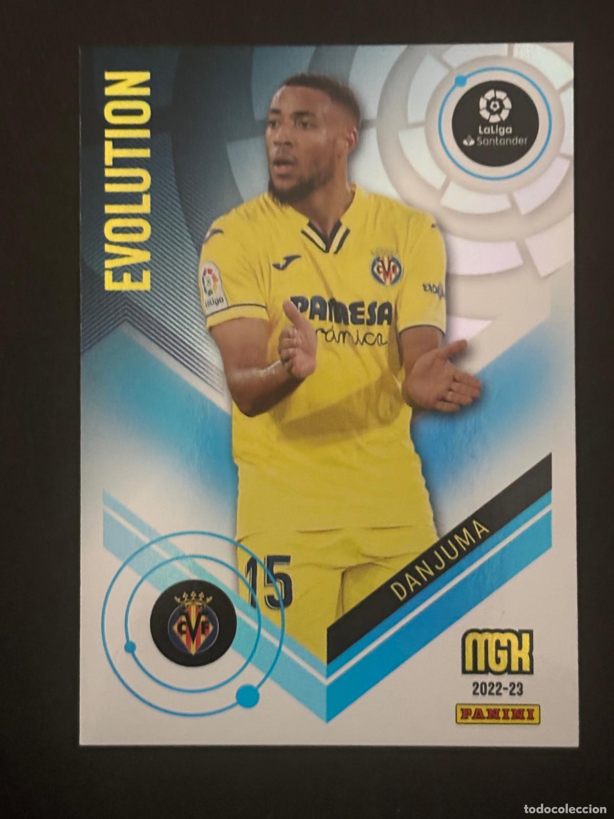 Football Stickers: 381 DANJUMA EVOLUTION VILLAREAL MEGACRACKS MGK 22-23 2022 2023 PANINI LIGA