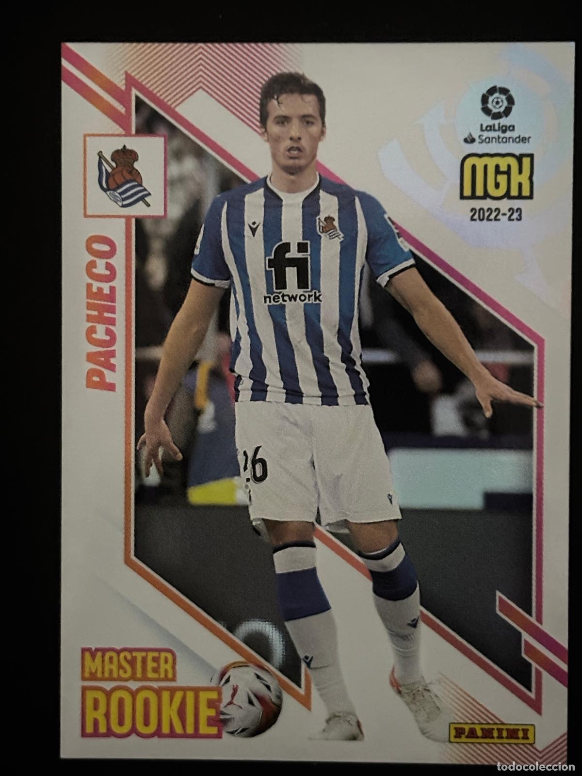 Cromos de f&uacute;tbol: 427 PACHECO MASTER ROOKIE REAL SOCIEDAD MEGACRACKS MGK 22-23 2022 2023 PANINI LIGA