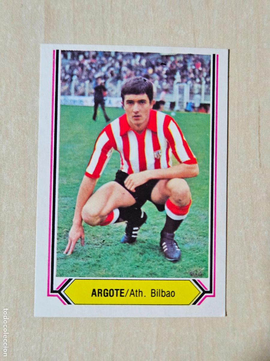 Cromos de f&uacute;tbol: CROMO FUTBOL - ARGOTE - LIGA ESTE 80- 81 - NUEVO SIN PEGAR - ATHLETIC DE BILBAO