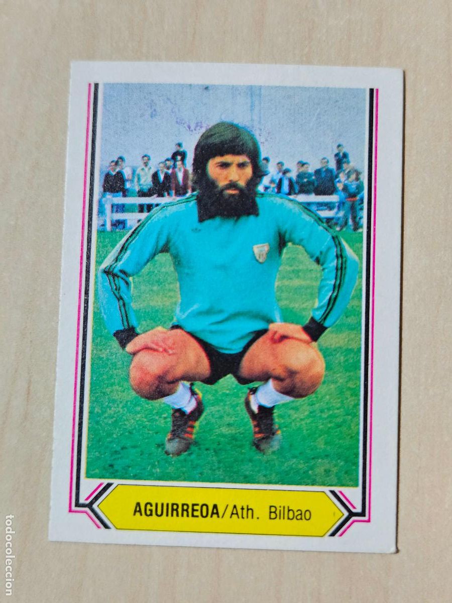 Figurine di Calcio: CROMO FUTBOL - AGUIRREOA - LIGA ESTE 80- 81 - NUEVO SIN PEGAR - ATHLETIC DE BILBAO