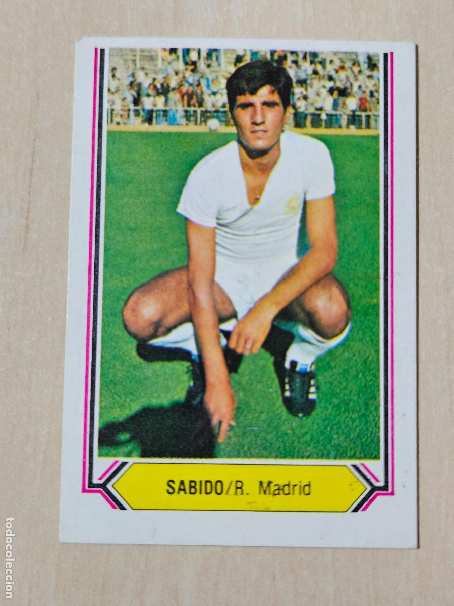 Cromos de f&uacute;tbol: CROMO FUTBOL - SABIDO - LIGA ESTE 80- 81 - NUEVO SIN PEGAR - REAL MADRID