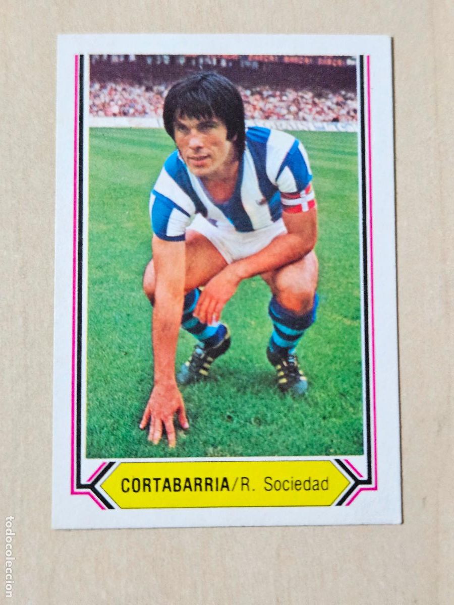 Cromos de f&uacute;tbol: CROMO FUTBOL - CORTABARRIA - LIGA ESTE 80- 81 - NUEVO SIN PEGAR - REAL SOCIEDAD