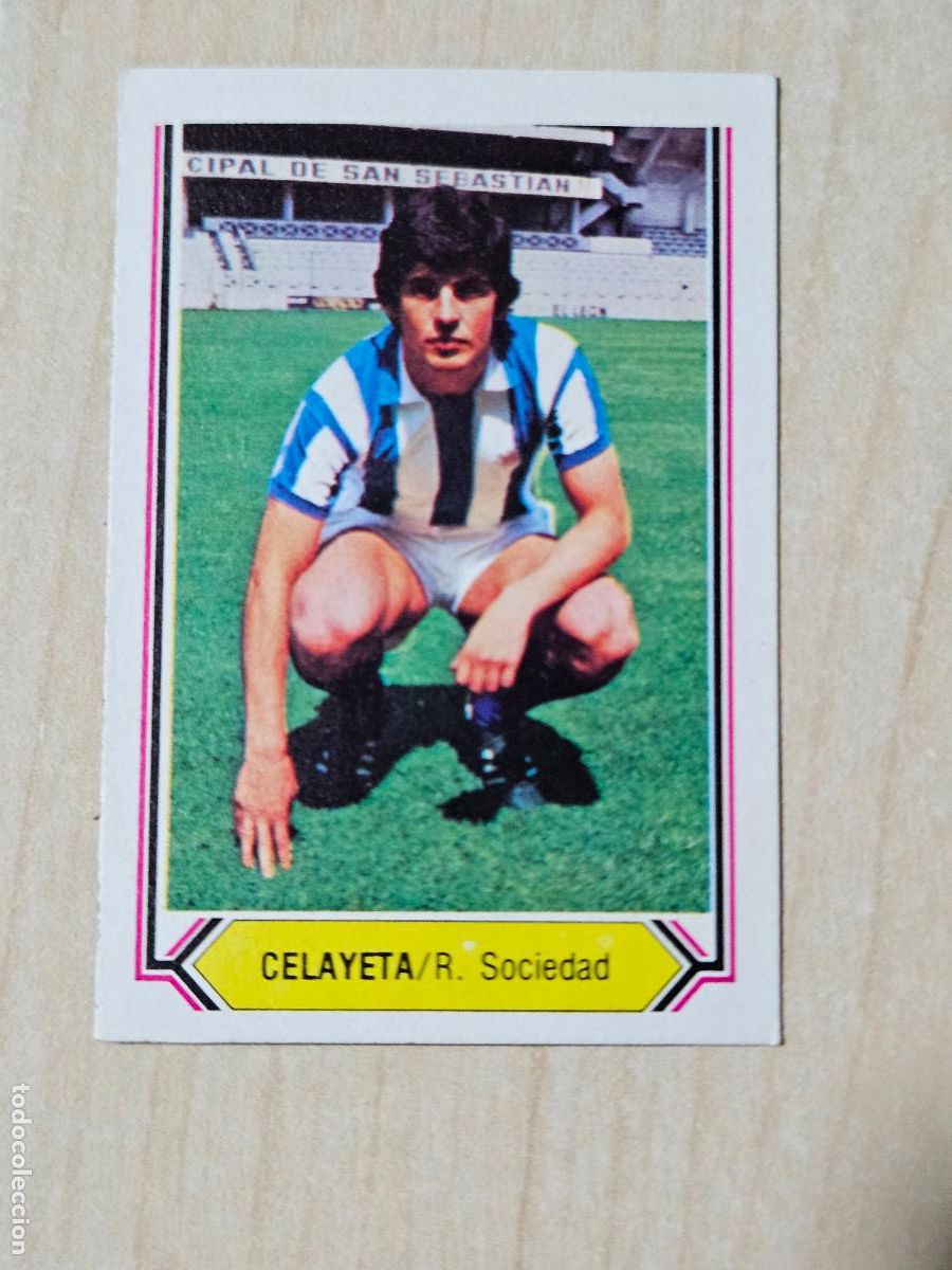 Cromos de f&uacute;tbol: CROMO FUTBOL - CELAYETA - LIGA ESTE 80- 81 - NUEVO SIN PEGAR - REAL SOCIEDAD
