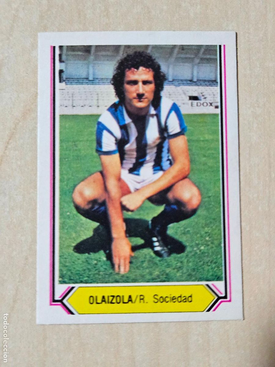 Cromos de f&uacute;tbol: CROMO FUTBOL - OLAIZOLA - LIGA ESTE 80- 81 - NUEVO SIN PEGAR - REAL SOCIEDAD