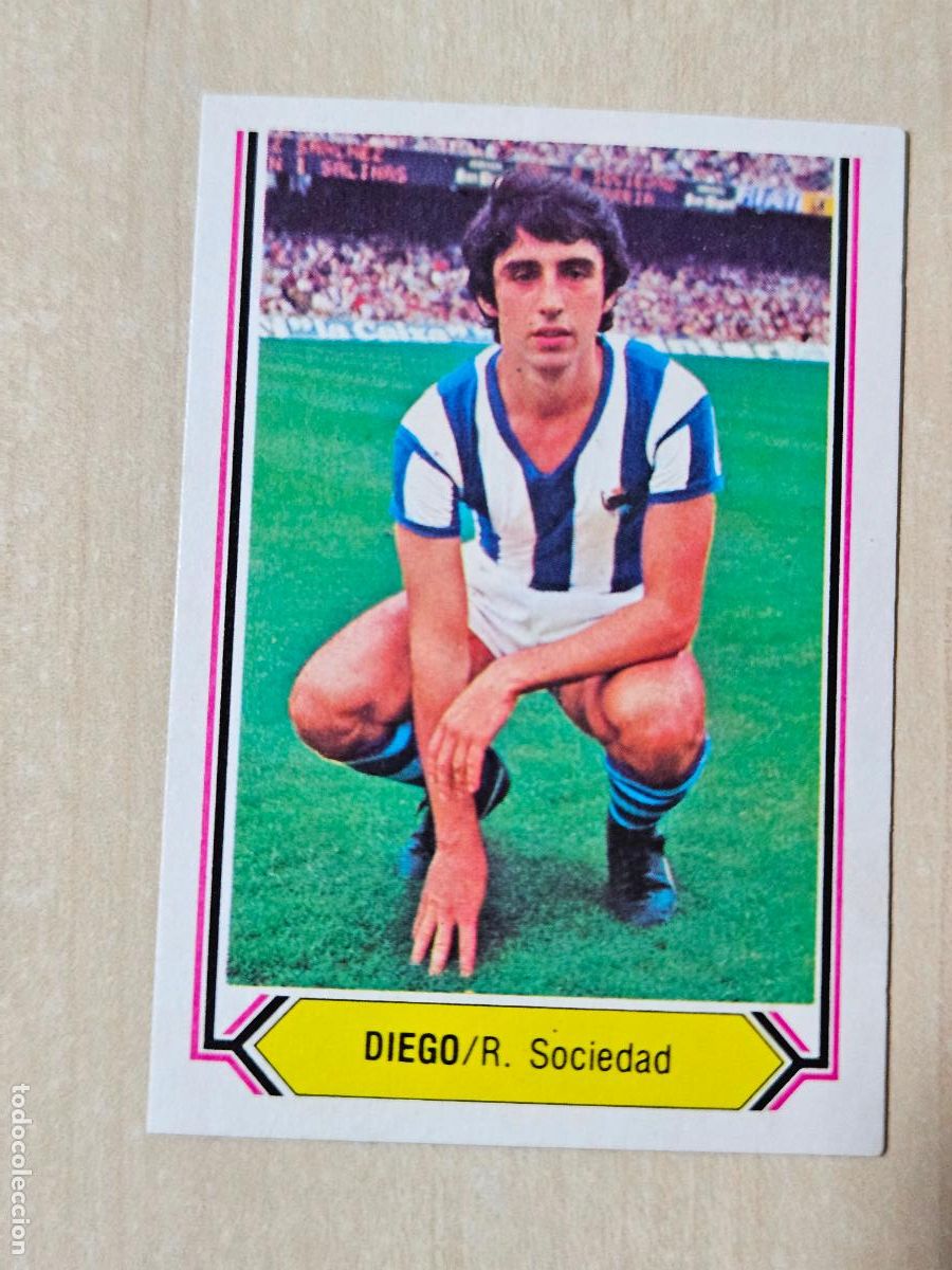 Cromos de f&uacute;tbol: CROMO FUTBOL - DIEGO - LIGA ESTE 80- 81 - NUEVO SIN PEGAR - REAL SOCIEDAD
