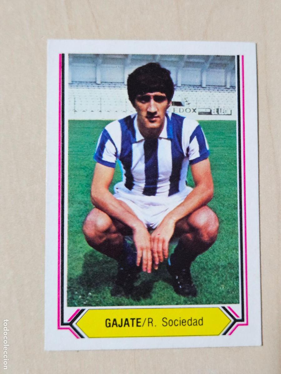 Cromos de f&uacute;tbol: CROMO FUTBOL - GAJATE - LIGA ESTE 80- 81 - NUEVO SIN PEGAR - REAL SOCIEDAD