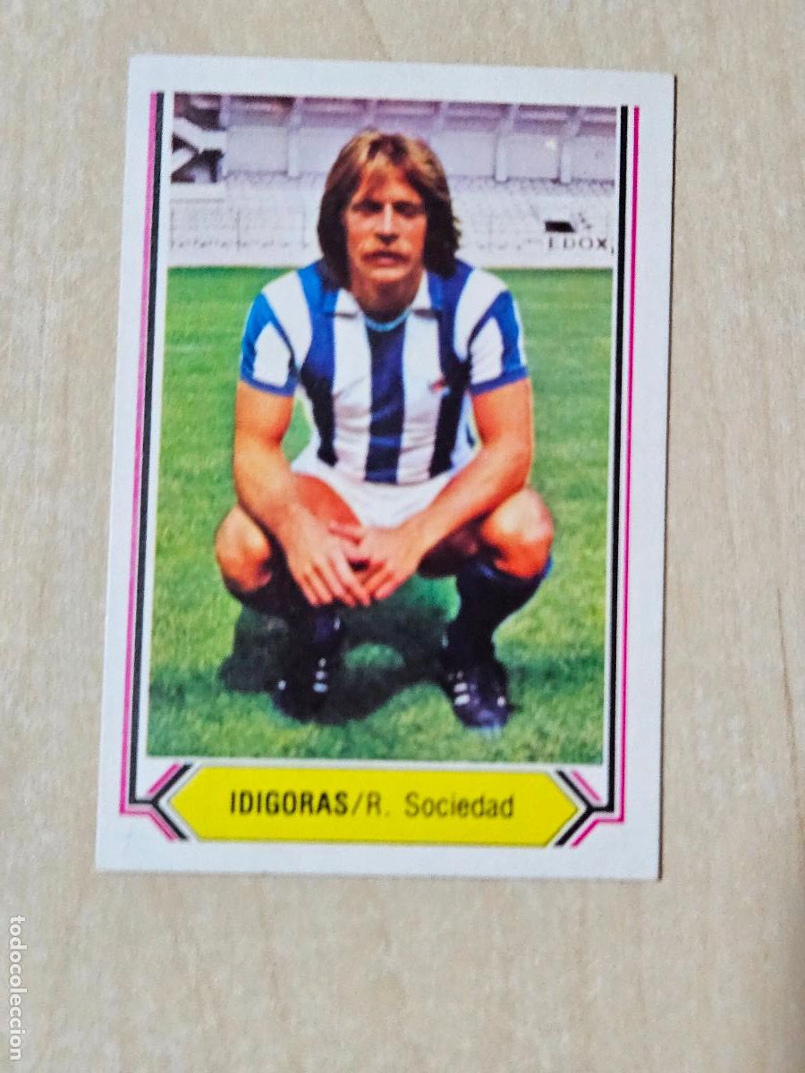 Cromos de f&uacute;tbol: CROMO FUTBOL - IDIGORAS - LIGA ESTE 80- 81 - NUEVO SIN PEGAR - REAL SOCIEDAD