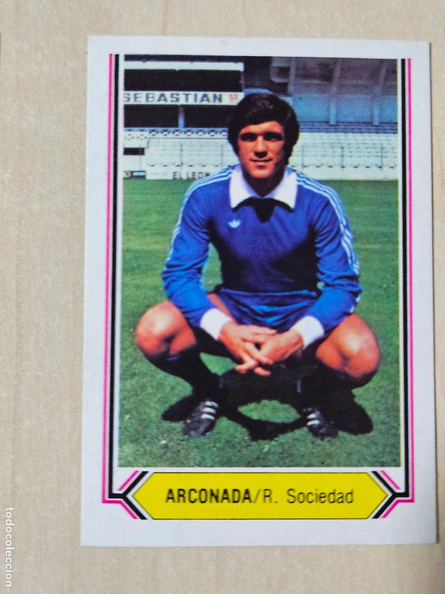 Cromos de f&uacute;tbol: CROMO FUTBOL - ARCONADA - LIGA ESTE 80- 81 - NUEVO SIN PEGAR - REAL SOCIEDAD