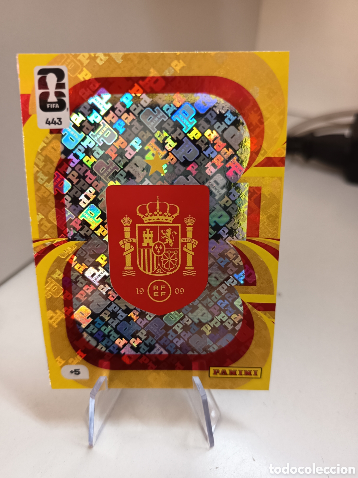 Cartes &agrave; collectionner de Football: 443 ESCUDO ESPA&Ntilde;A WORLD CUP 2026 ADRENALYN MUNDIAL