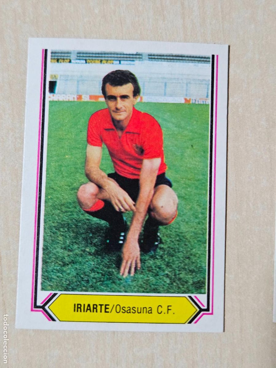 Cartes &agrave; collectionner de Football: CROMO FUTBOL IRIARTE - LIGA ESTE 80- 81 - NUEVO SIN PEGAR - OSASUNA
