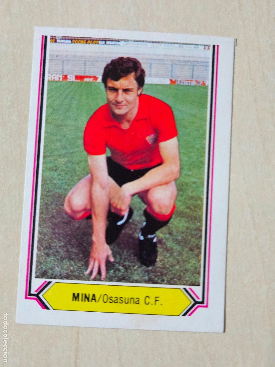 Cartes &agrave; collectionner de Football: CROMO FUTBOL MINA - LIGA ESTE 80 - 81 - NUEVO SIN PEGAR - OSASUNA