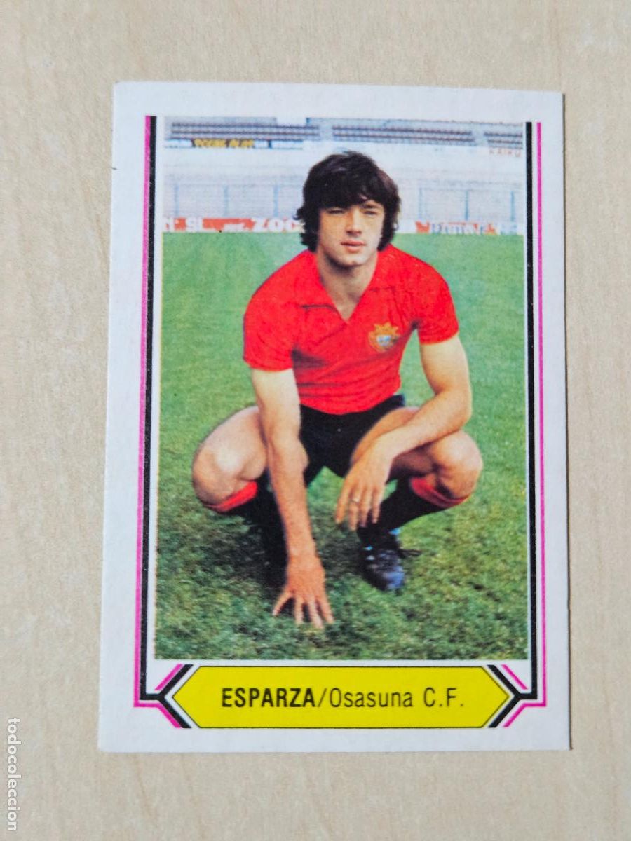 Cartes &agrave; collectionner de Football: CROMO FUTBOL ESPARZA - LIGA ESTE 80 - 81 - NUEVO SIN PEGAR - OSASUNA