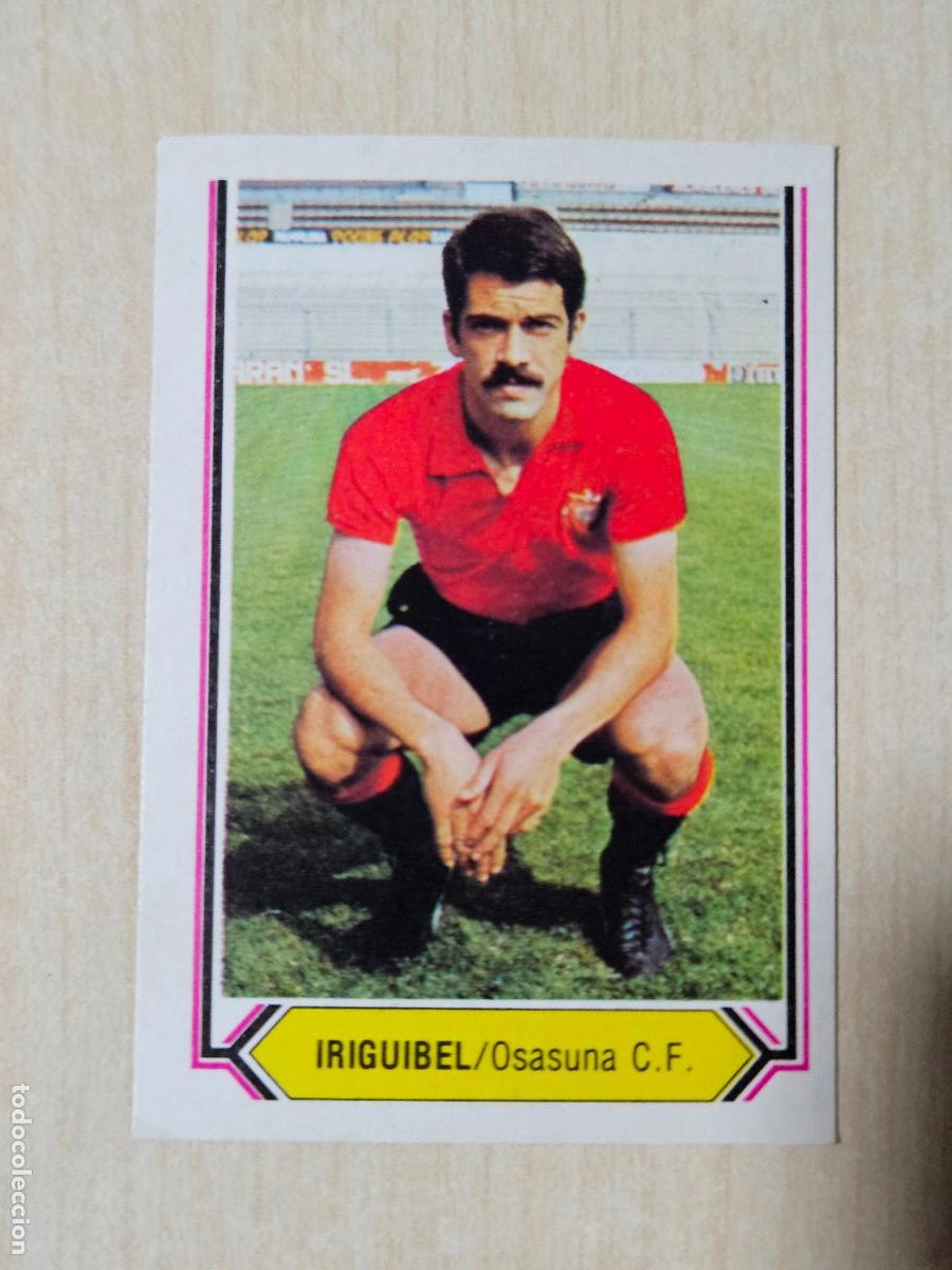 Cartes &agrave; collectionner de Football: CROMO FUTBOL IRIGUIBEL - LIGA ESTE 80 - 81 - NUEVO SIN PEGAR - OSASUNA