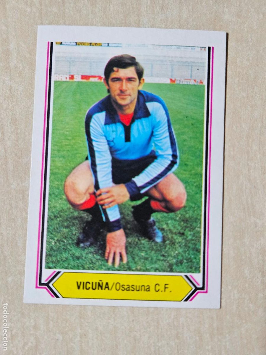 Cartes &agrave; collectionner de Football: CROMO FUTBOL VICU&Ntilde;A - LIGA ESTE 80 - 81 - NUEVO SIN PEGAR - OSASUNA