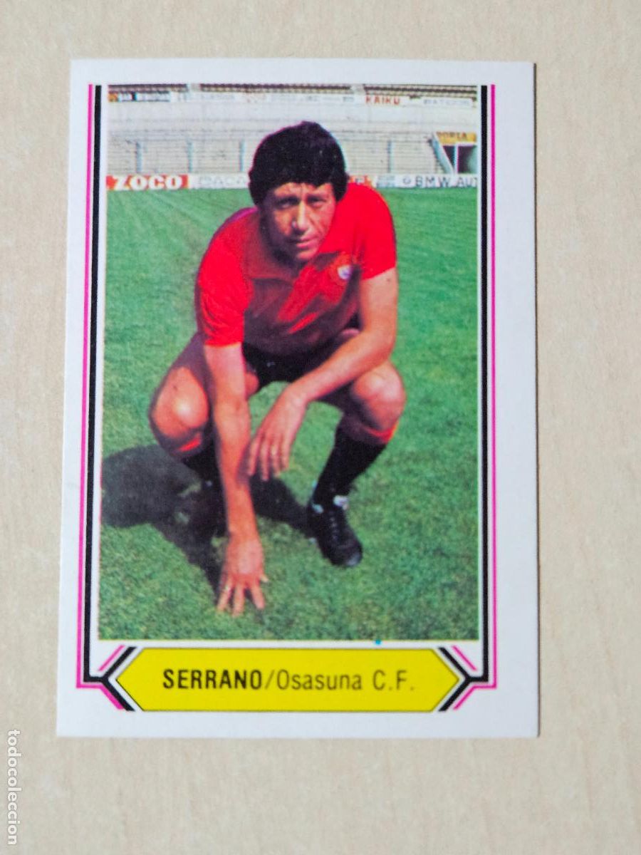 Cartes &agrave; collectionner de Football: CROMO FUTBOL SERRANO - LIGA ESTE 80 - 81 - NUEVO SIN PEGAR - OSASUNA