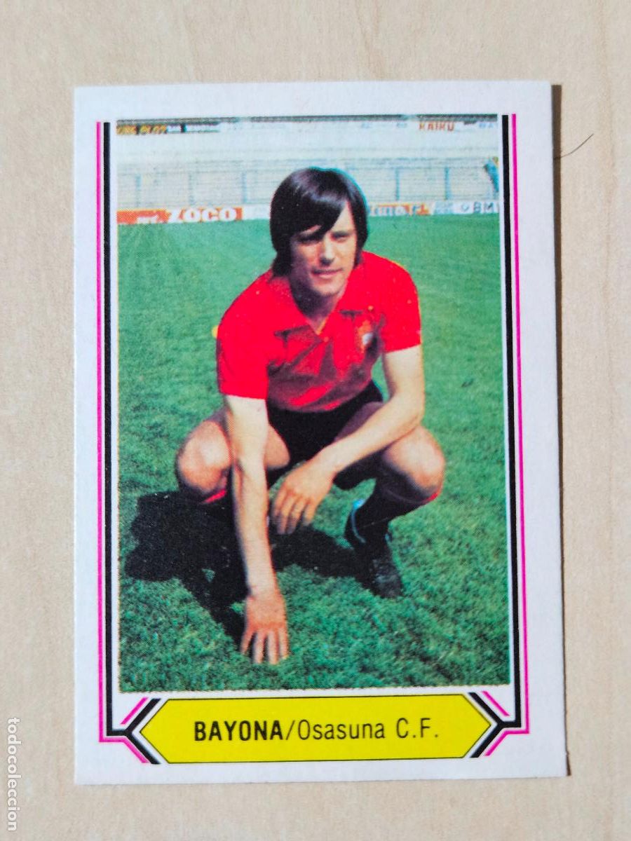 Cartes &agrave; collectionner de Football: CROMO FUTBOL BAYONA - LIGA ESTE 80 - 81 - NUEVO SIN PEGAR - OSASUNA