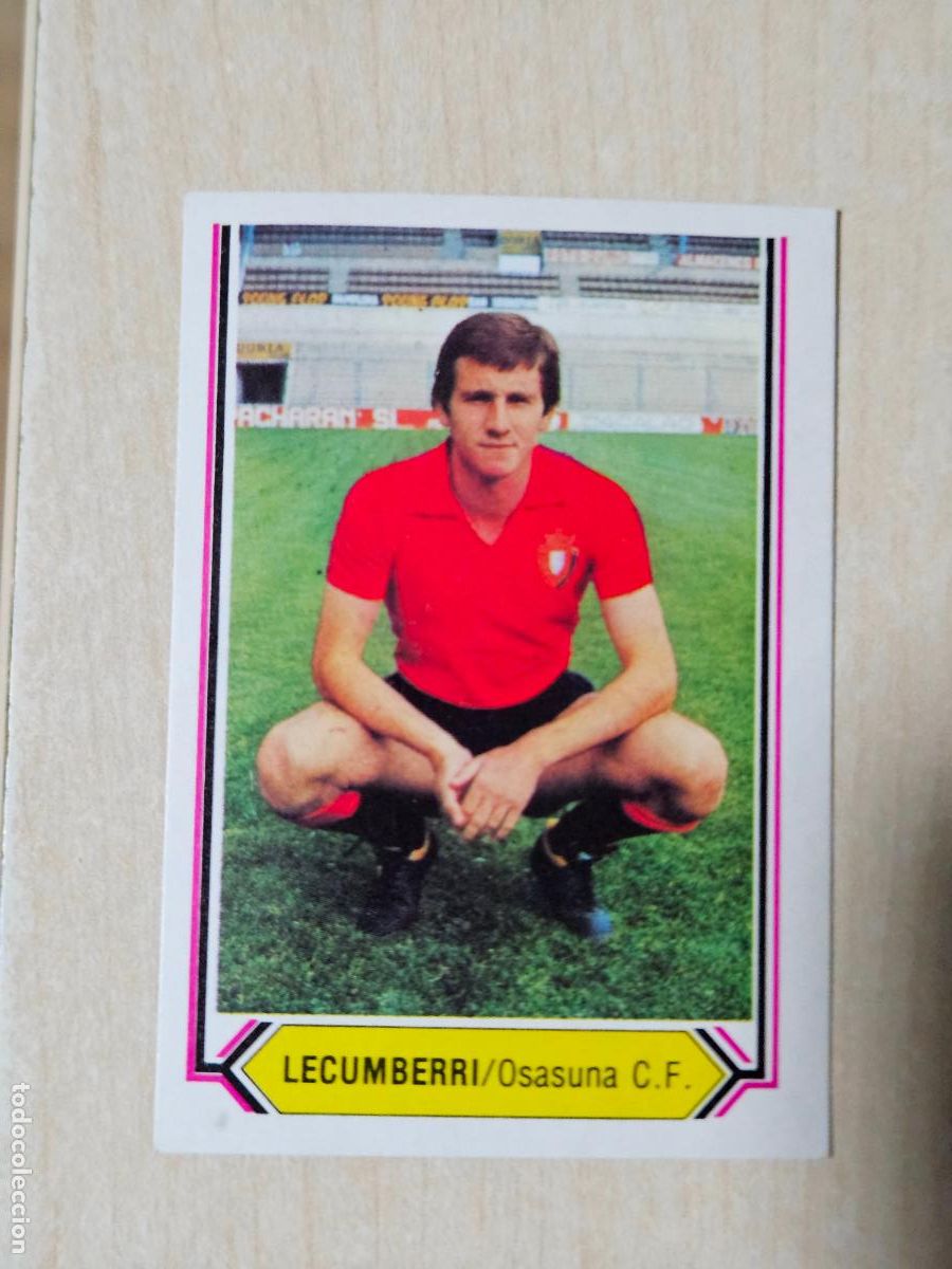 Cartes &agrave; collectionner de Football: CROMO FUTBOL LECUMBERRI - LIGA ESTE 80 - 81 - NUEVO SIN PEGAR - OSASUNA