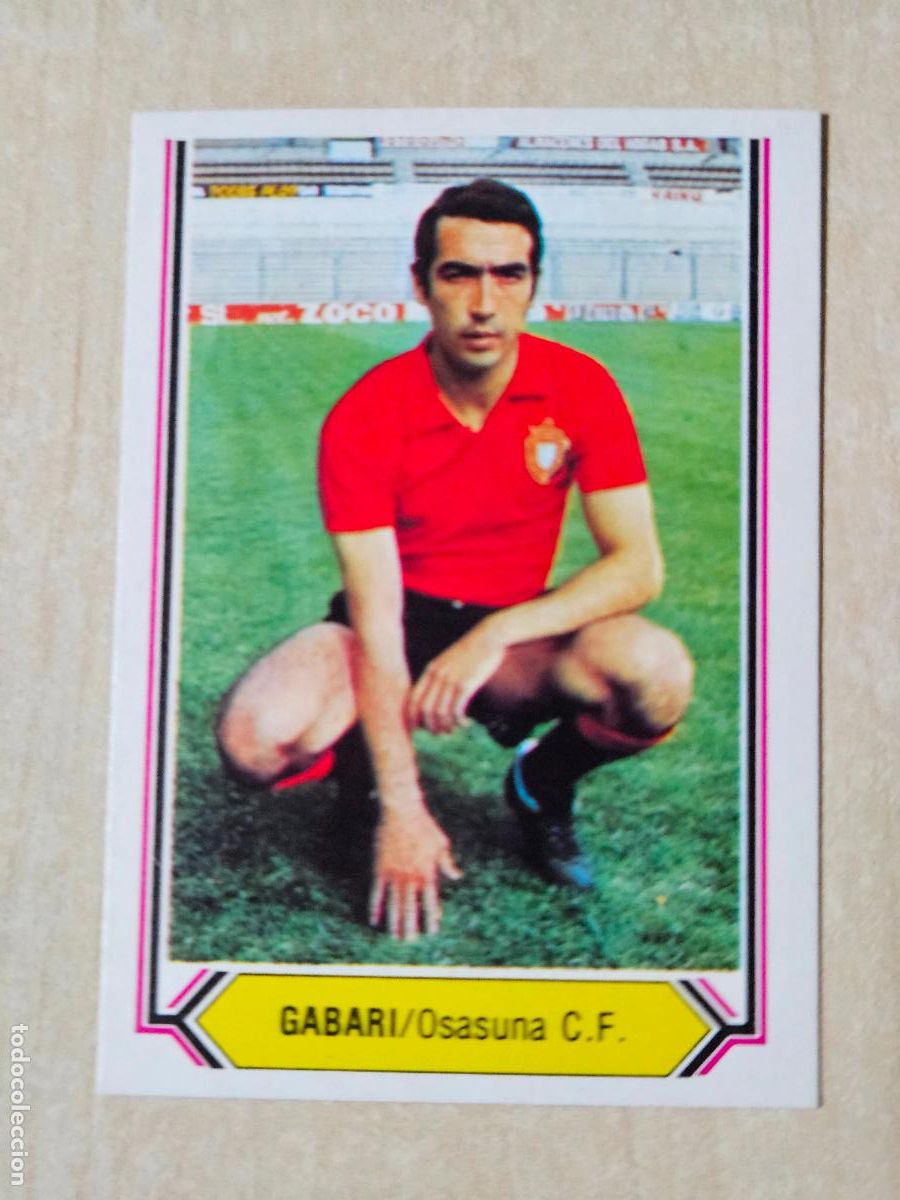 Cartes &agrave; collectionner de Football: CROMO FUTBOL GABARI - LIGA ESTE 80 - 81 - NUEVO SIN PEGAR - OSASUNA