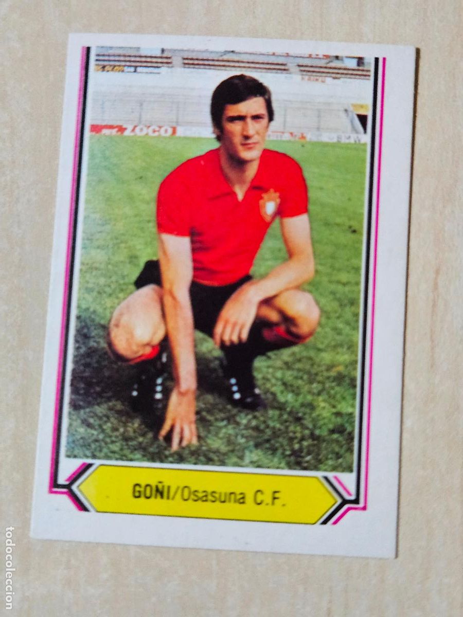 Cartes &agrave; collectionner de Football: CROMO FUTBOL GO&Ntilde;I - LIGA ESTE 80 - 81 - NUEVO SIN PEGAR - OSASUNA