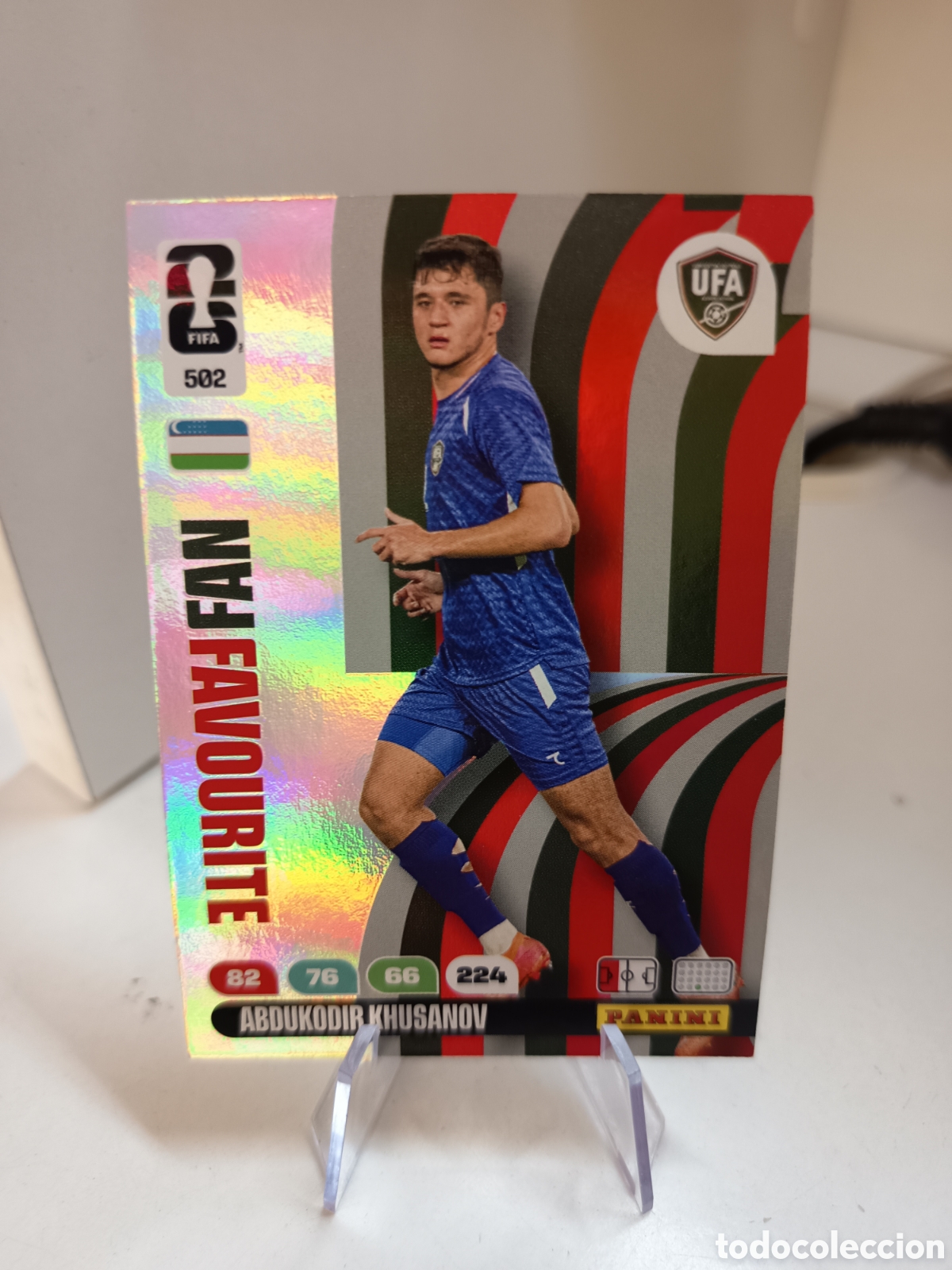 Fu&szlig;ball-Sticker: 502 ABDUKODIR KHUSANOV WORLD CUP 2026 ADRENALYN MUNDIAL