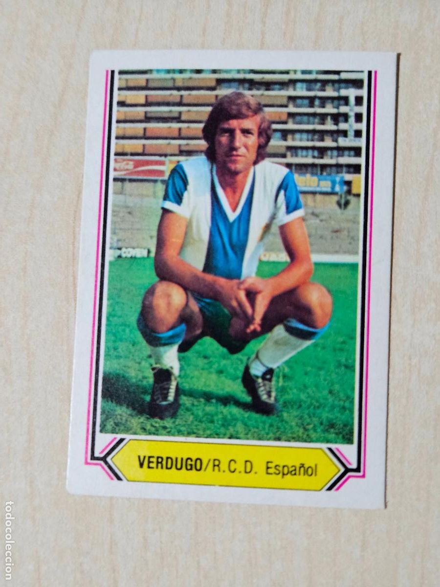 Cromos de Futebol: CROMO FUTBOL VERDUGO - LIGA ESTE 80 - 81 - NUEVO SIN PEGAR - ESPA&Ntilde;OL