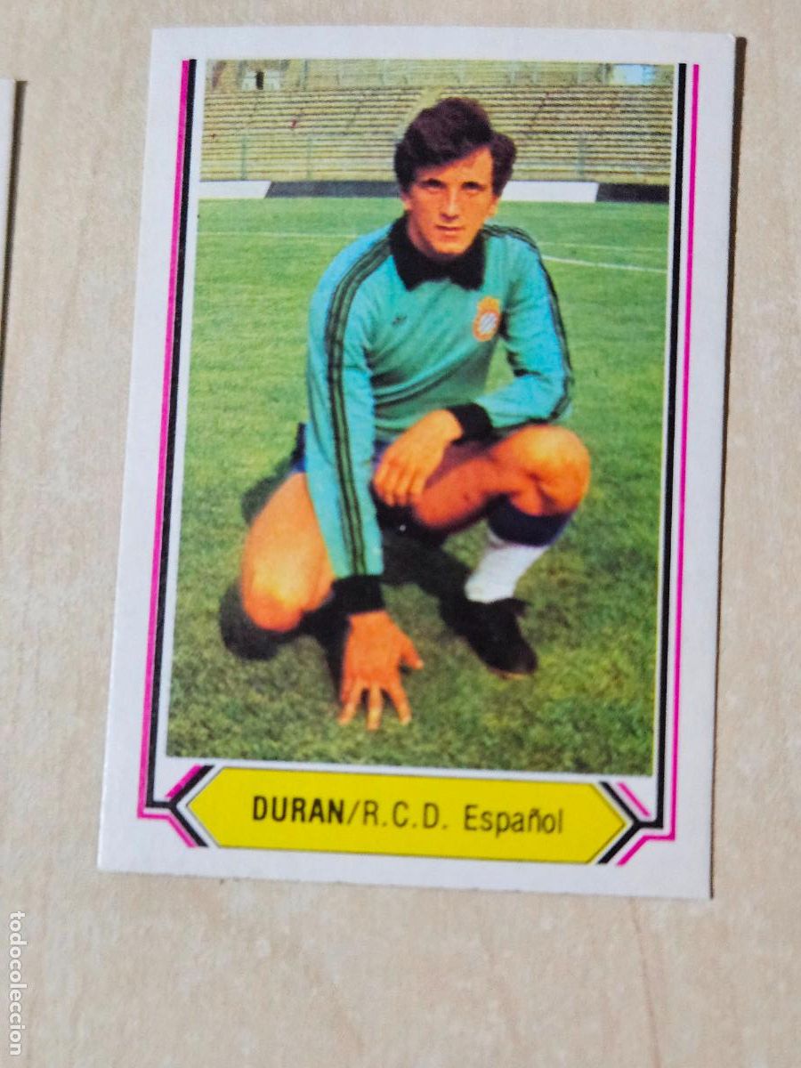 Cromos de f&uacute;tbol: CROMO FUTBOL DURAN - LIGA ESTE 80 - 81 - NUEVO SIN PEGAR - ESPA&Ntilde;OL