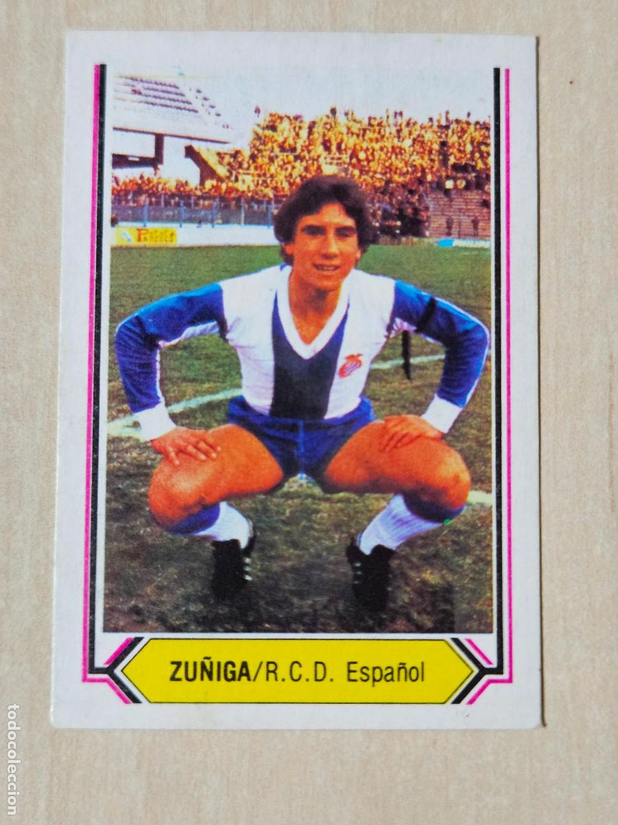 Cromos de f&uacute;tbol: CROMO FUTBOL ZU&Ntilde;IGA - LIGA ESTE 80 - 81 - NUEVO SIN PEGAR - ESPA&Ntilde;OL