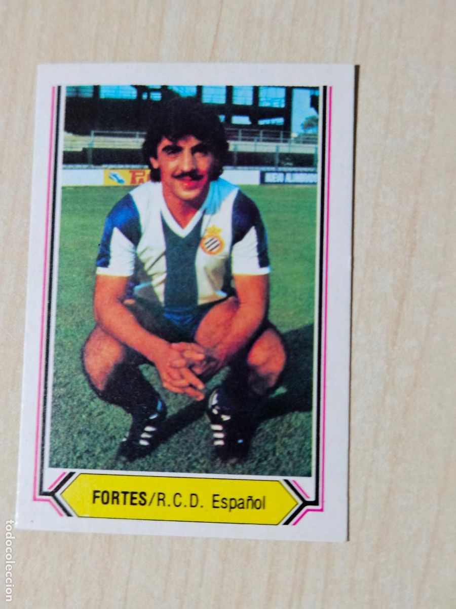 Cromos de f&uacute;tbol: CROMO FUTBOL FORTES - LIGA ESTE 80 - 81 - NUEVO SIN PEGAR - ESPA&Ntilde;OL