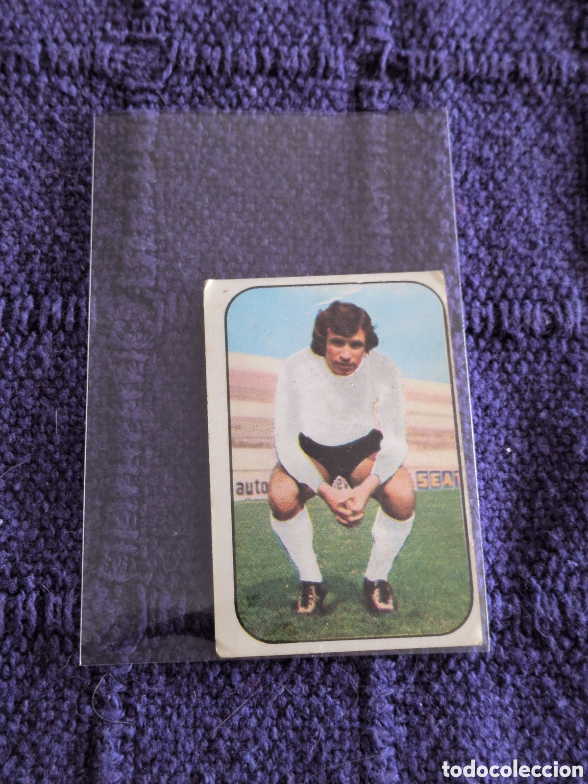 Figurine di Calcio: OMAR REY BURGOS C. F. FICHAJE 12 LIGA ESTE 1976 1977 76 77