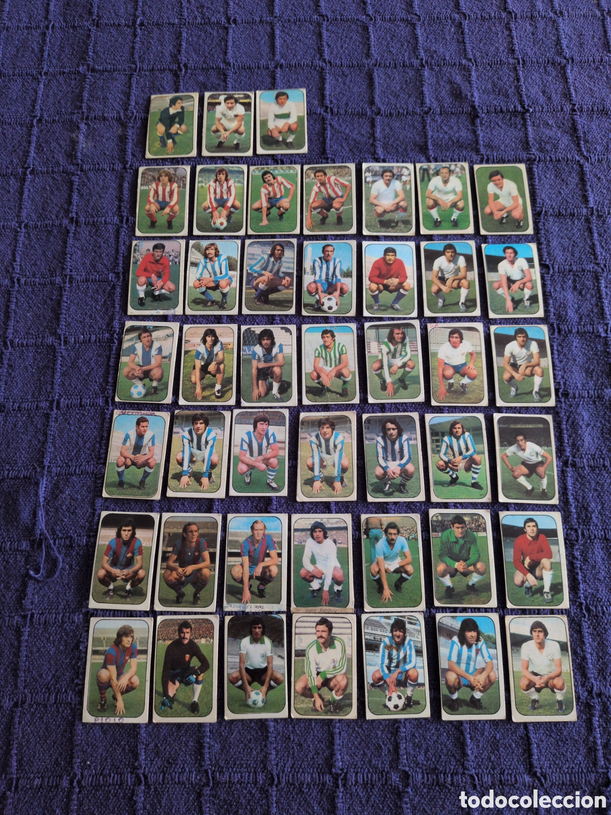 Figurine di Calcio: Lote de 45 cromos ediciones Este Liga 76/77